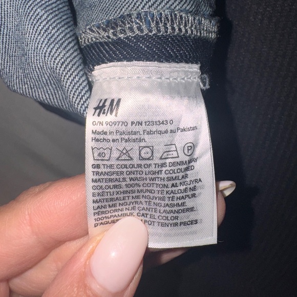 H&M denim mini skirt  NWT - Picture 7 of 13